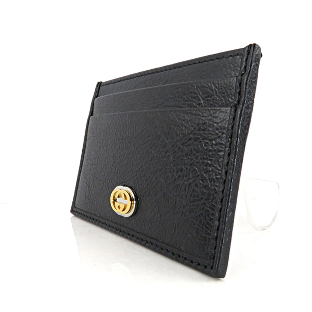 Gucci Slim Card Interlocking Case Black G